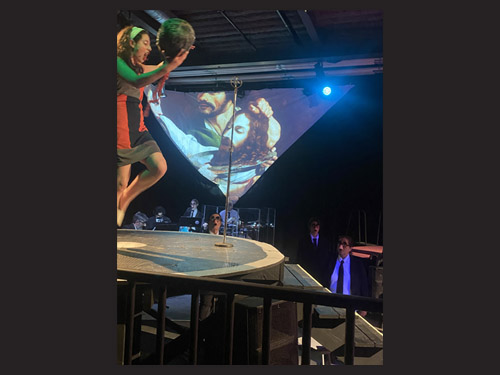 Set Design <i>ONCE</i> Wilbury Theatre Group 2024