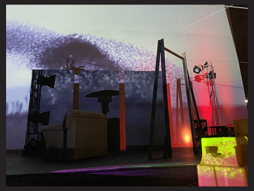 Set Design <i>ONCE</i> Wilbury Theatre Group 2024