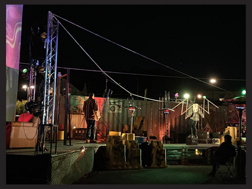 Set Design <i>ONCE</i> Wilbury Theatre Group 2024
