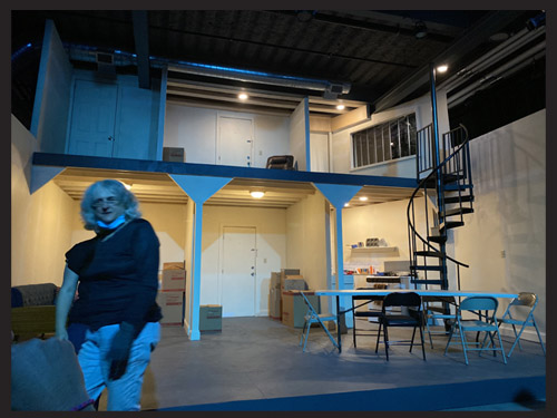Set Design <i>ONCE</i> Wilbury Theatre Group 2024
